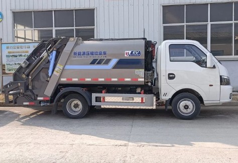 5.3方東風(fēng)凱普特純電動(dòng)壓縮垃圾車_凱力風(fēng)牌KLF5041ZYSBEV型純電動(dòng)壓縮式垃圾車
