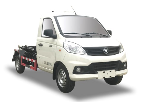 福田祥菱V1(后單輪)勾臂垃圾車