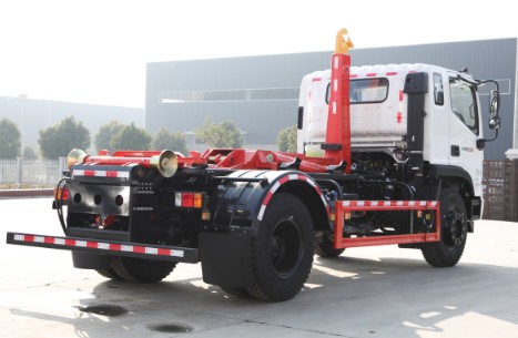 14噸福田瑞沃金剛ES5單橋勾臂垃圾車_HDW5185ZXXBJ6型車廂可卸式垃圾車