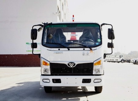 重汽豪曼藍牌地庫垃圾車_帝王環(huán)衛(wèi)牌HDW5049ZXXZZ6型車廂可卸式垃圾車